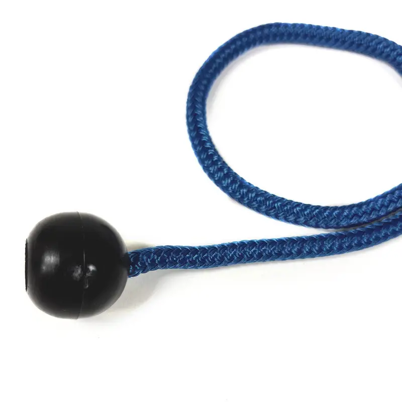 1 1/8-Inch Black Bungee Ball 1