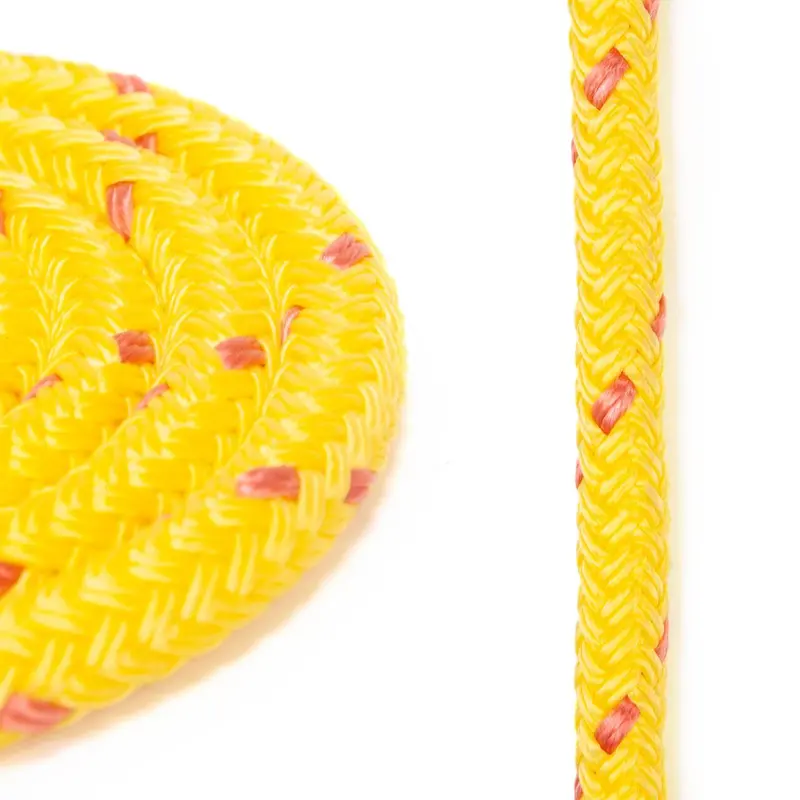 1/2-Inch Yellow Double-Braid Mfp Floatline – Lightweight Floating Cord 1
