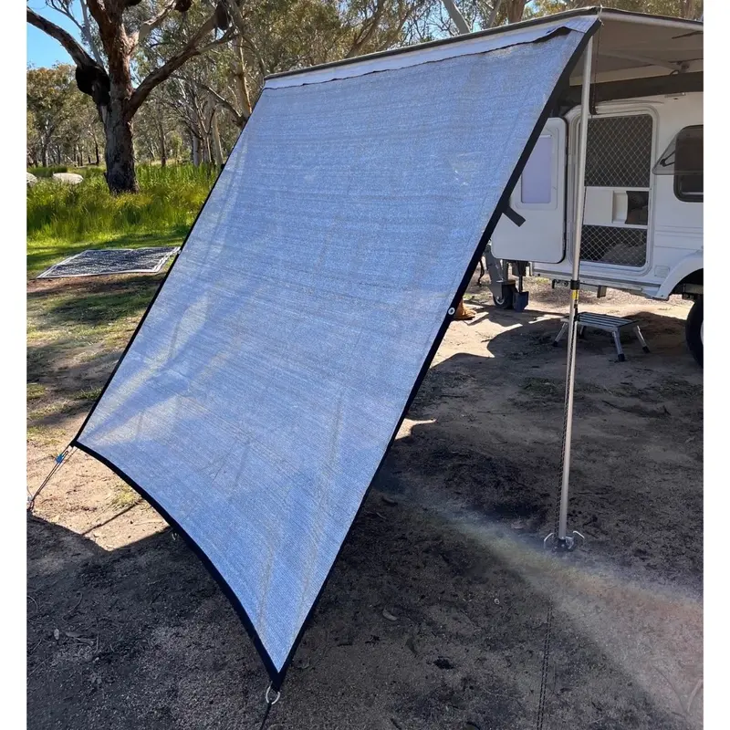 2.2M X 2M Breathable Shade Screen For Patios, Decks & Campsites 1