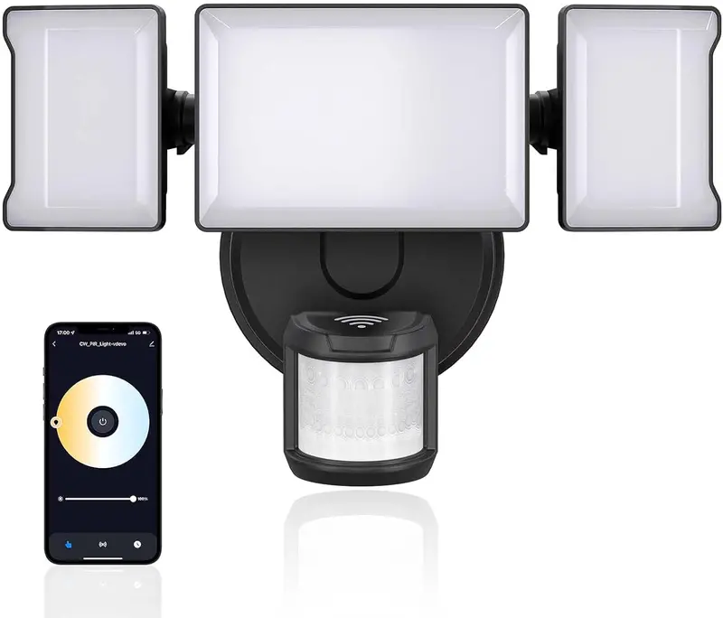 65W Smart Wi-Fi Outdoor Led Flood Light – Adjustable Color Temperature (2700K–6500K), 6500Lm Bright Security Lighting, Ip65 Rated, 120V, Works With Alexa & Google Assistant 1