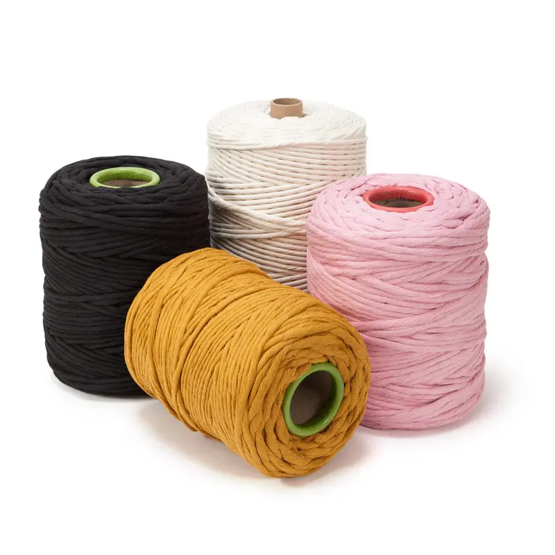 6Mm Single-Strand Cotton Cord – Natural Fiber, General-Purpose Use 1