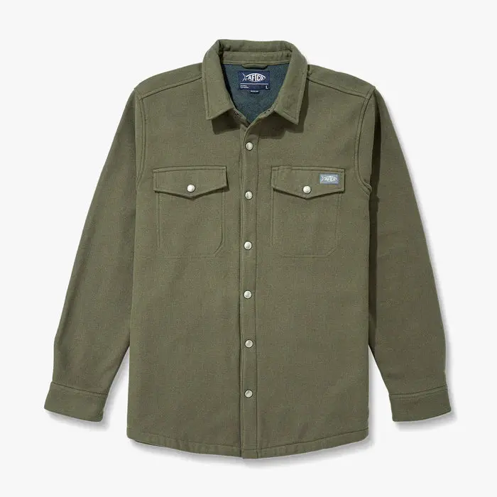 Aftco Stout Shacket For Men – Rugged Cotton-Blend Shirt-Jacket (Mj76) 1