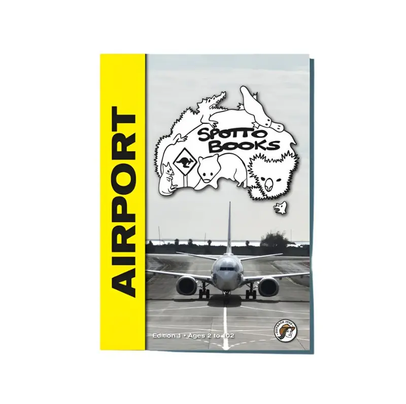 Airport Spotto Book – Aviation-Themed Spotting & Learning Journal 1