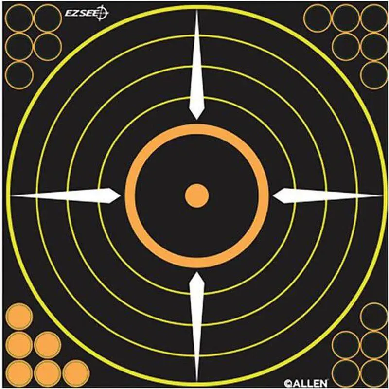 Allen Ezaim Adhesive Bullseye Target – Self-Stick Practice Target (Model 15222) 1