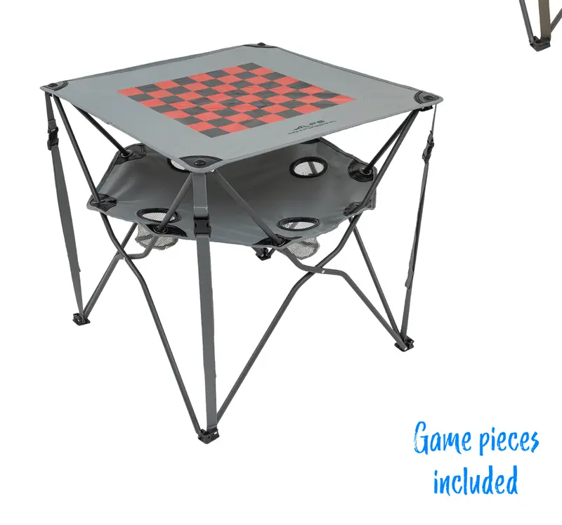 Alps Eclipse Portable Camping Table With Built-In Checkerboard (Model 8360118) 1
