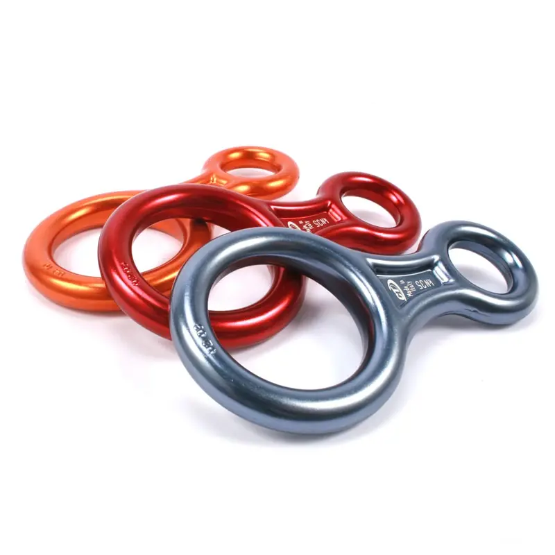 Aluminum Figure-Eight Descender – Compact Anodized Model 1