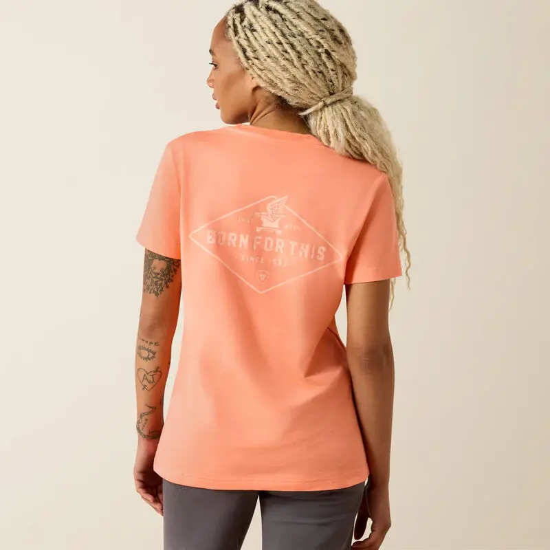 Ariat Rebar Anvil Logo Cotton T-Shirt For Women 1