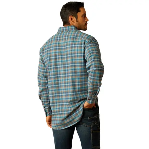 Ariat Rebar Men'S Durable Long-Sleeve Flannel Work Shirt 1
