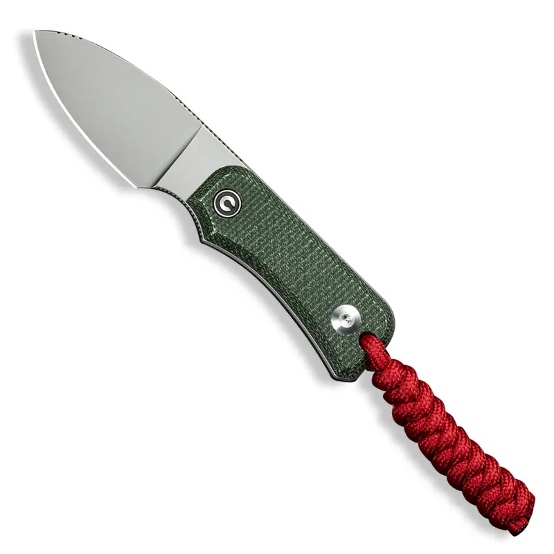 Baby Banter Fixed Blade – Green Micarta Grip And Nitro-V Steel Blade 1