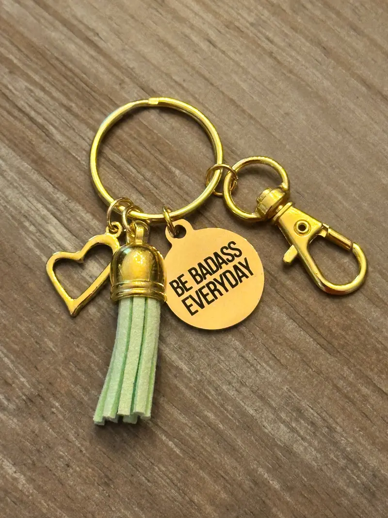 Be Badass Inspirational Purse Charm (P23) 1