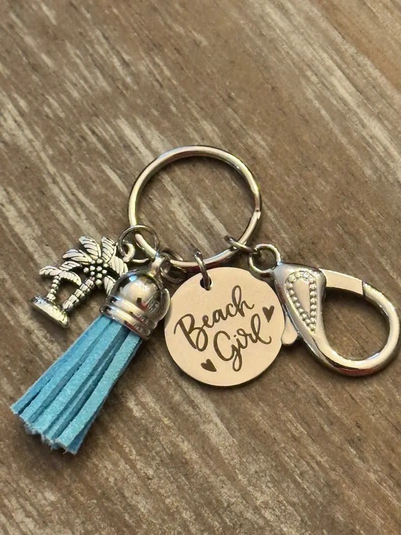 Beach Girl Coastal-Themed Purse Charm (P21) 1