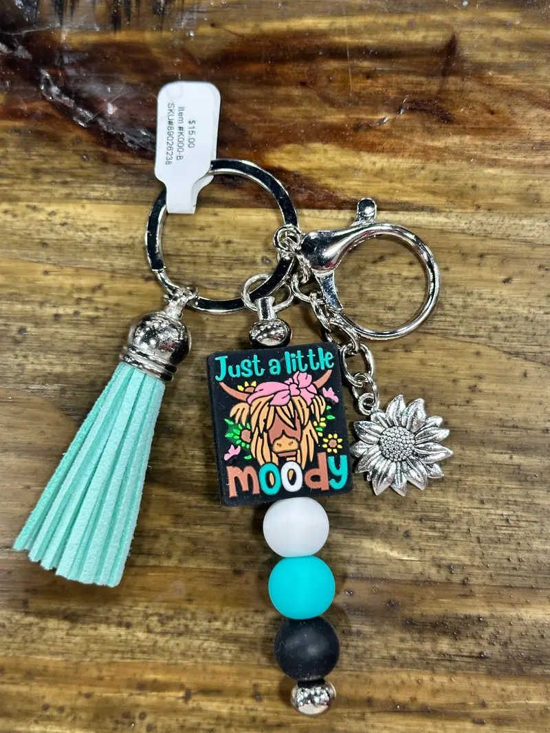 Beaded Keychain Accessory – Style K000-B 1