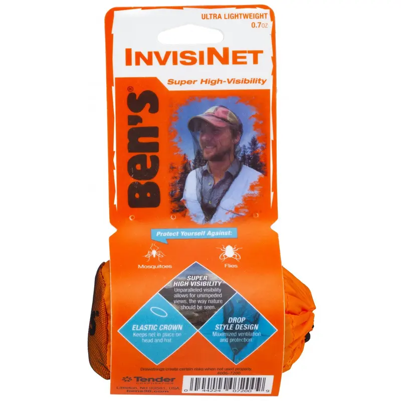 Ben'S Invisinet Head Net – Ultra-Fine Mesh Mosquito Protection For Hiking 1