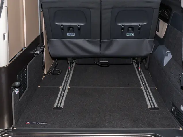 Black Boot Liner Carpet – Mercedes-Benz V-Class Marco Polo (2014 Onward) 1