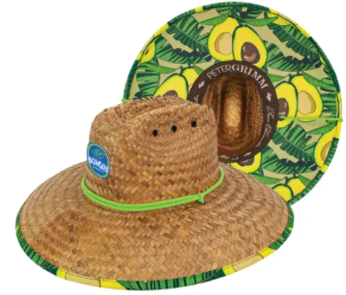 Bongos Avocado Print Hat By Peter Grimm 1