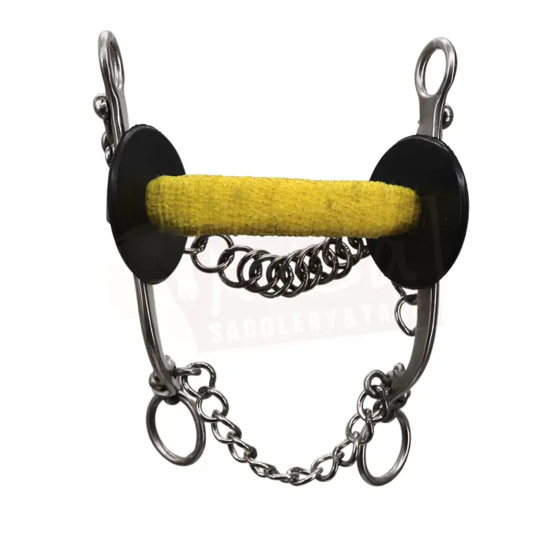 C-Shank Bit With Customizable Mouthpiece Bar And Vet Wrap Compatibility 1