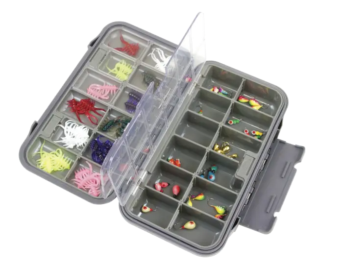 Clam Dual-Tier Organized Jig Storage Box 1