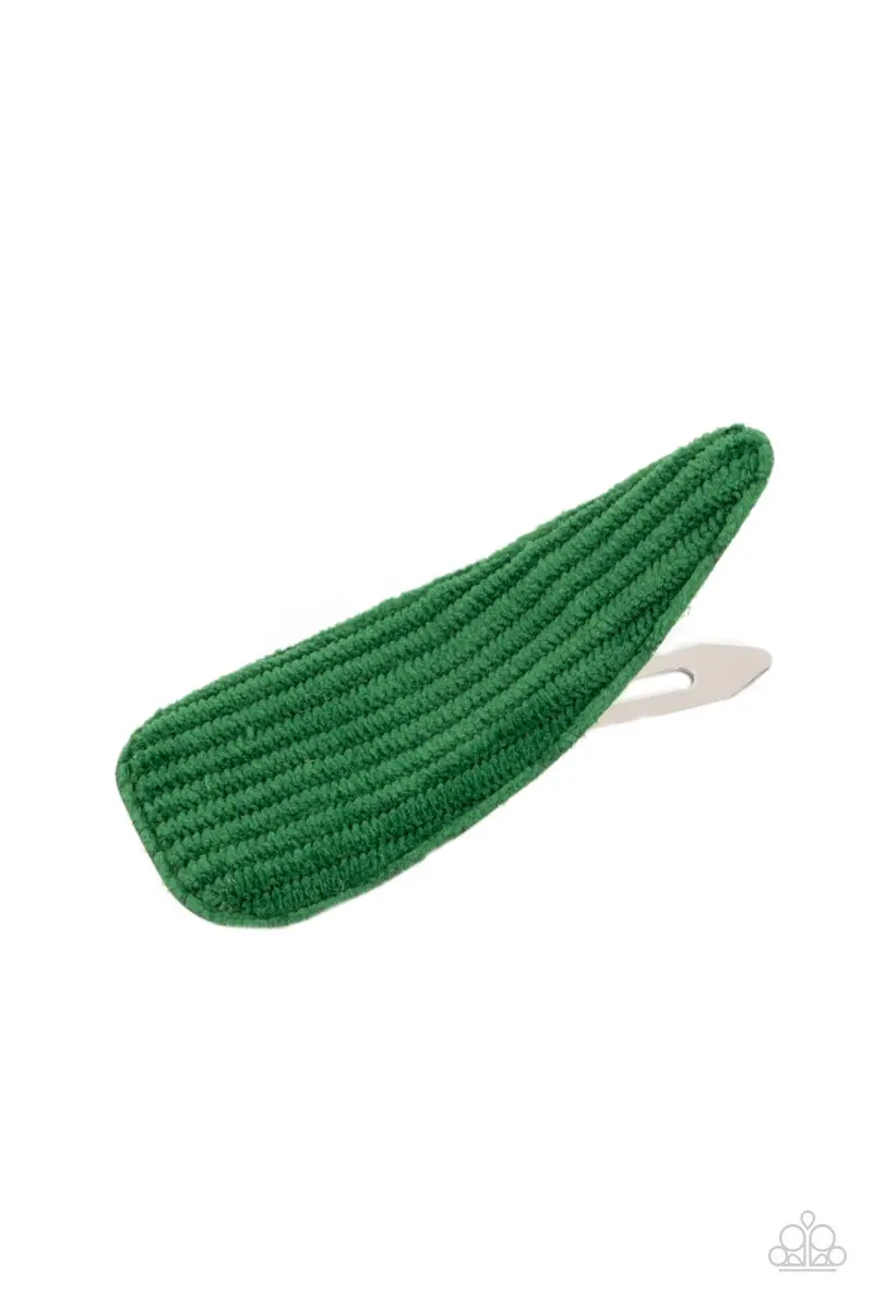 Colorfully Corduroy Textured Jacket In Green 1