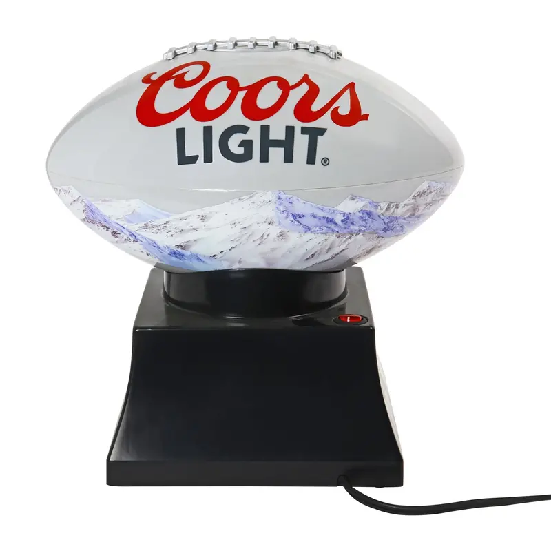 Coors Light Football-Shaped Air Popcorn Maker – Oil-Free, Microwave-Free Popper With Butter Melter & Bowl 1