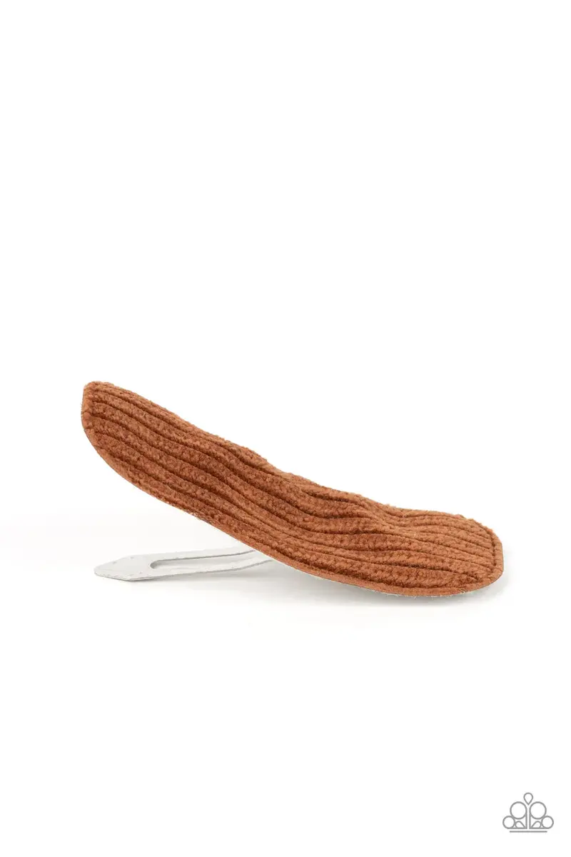 Corduroy Couture Textured Brown Belt 1
