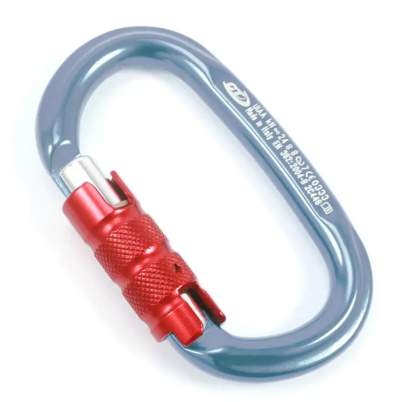 Ct Oval Carabiner – Blue Body With Red Gate 1