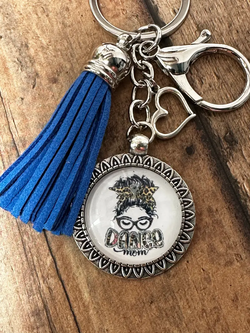 Dance Mom Keychain – Celebrate The Dedicated Dance Parent (K000-51) 1