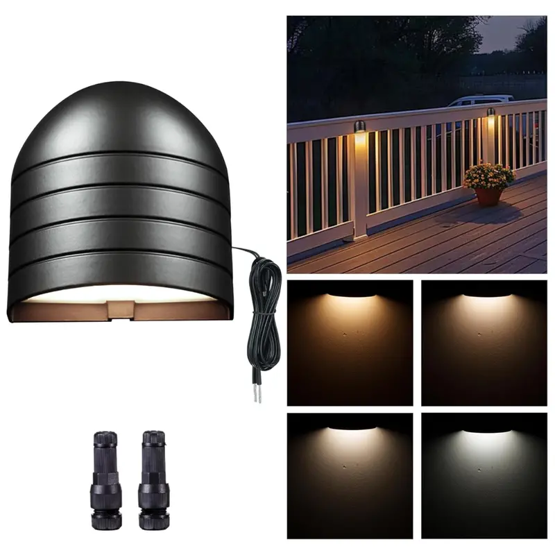 Dla08 Low-Voltage Outdoor Step & Landscape Light – 5W, 250Lm, 5Cct (2700K–5000K), 12V–24V, Ip65 Deck/Fence Downlight 1