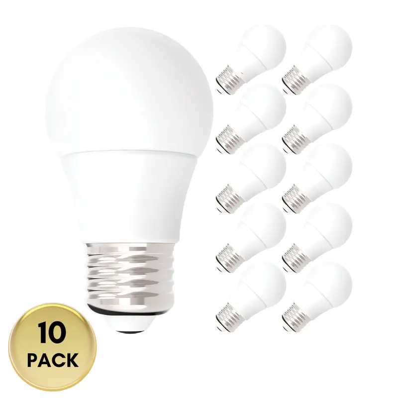E26 Base 8W Dimmable Led Bulb – 120V Ac, Energy Efficient, Pack Of 10 1