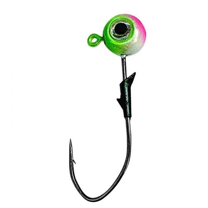 Eagle Claw Pro-V Eagle Jig – 1/8-Ounce Premium Hooked Weight 6