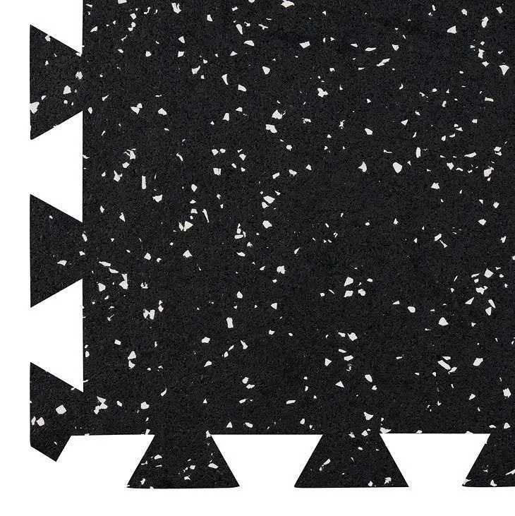 Everlock Commercial Interlocking Tiles – 3'×3'×1/2" Thickness For Gyms & Studios 1
