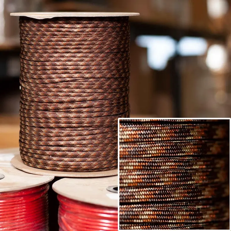 Fall Camo 550 Paracord – 1000-Foot Spool 1