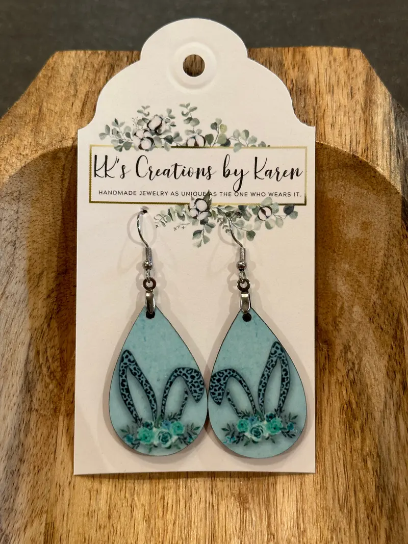 Fancy Like Easter Earrings – Pastel Floral Dangle Studs For Spring 1
