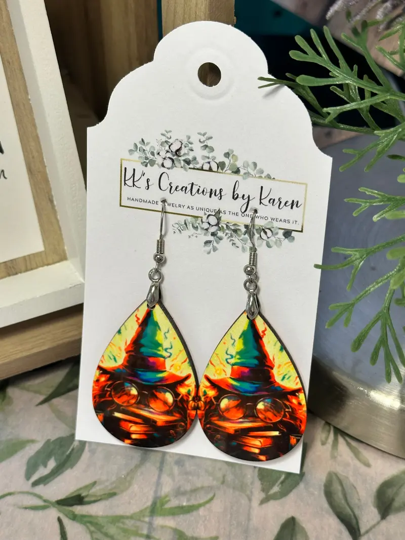 'Fancy Like' Harry Potter Statement Earrings – Gold-Tone Design 1
