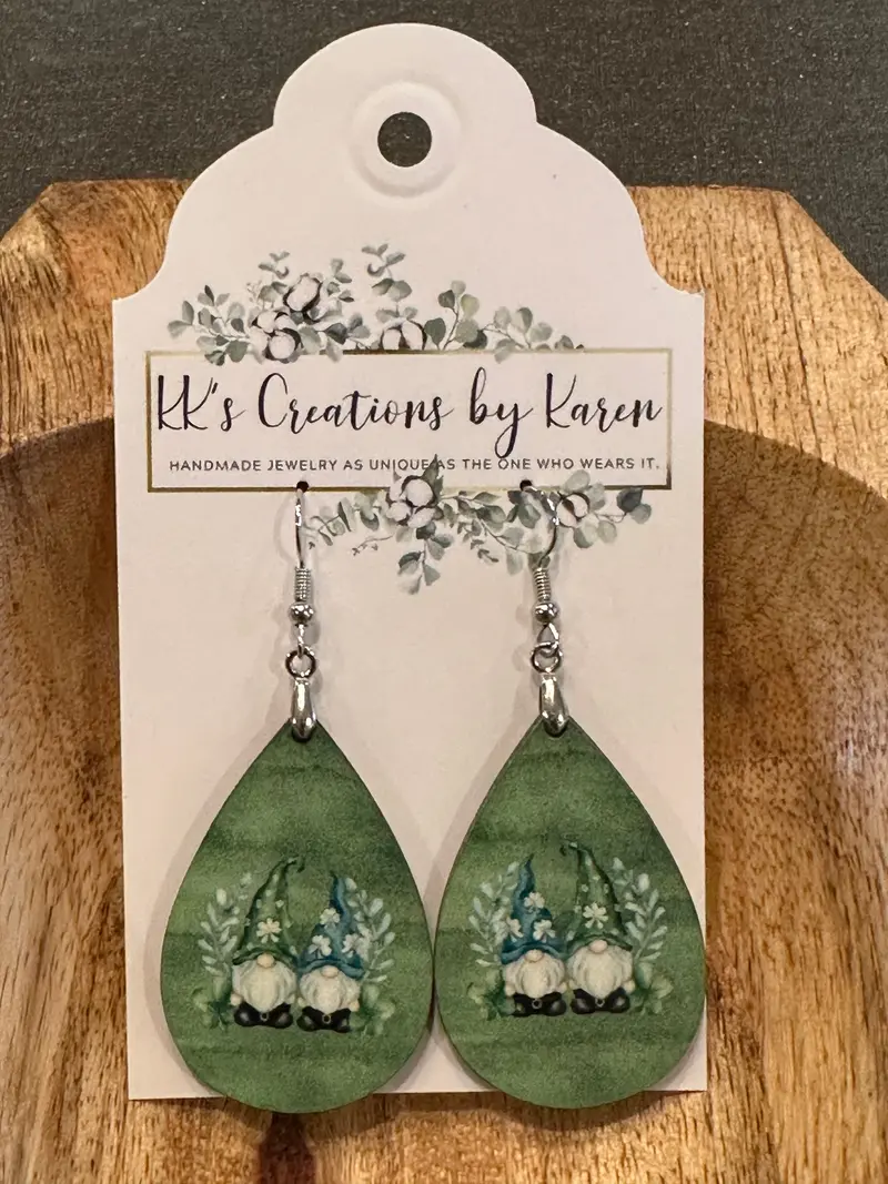 Fancy Like St. Patrick’S Day Earrings – Green & Gold Lucky Accents 1