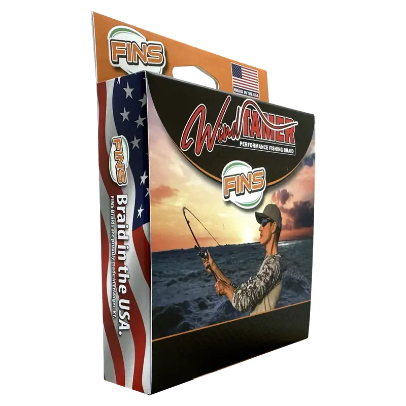 Fins Wind Tamer High-Performance Fishing Braid – Low-Stretch, Abrasion-Resistant 1