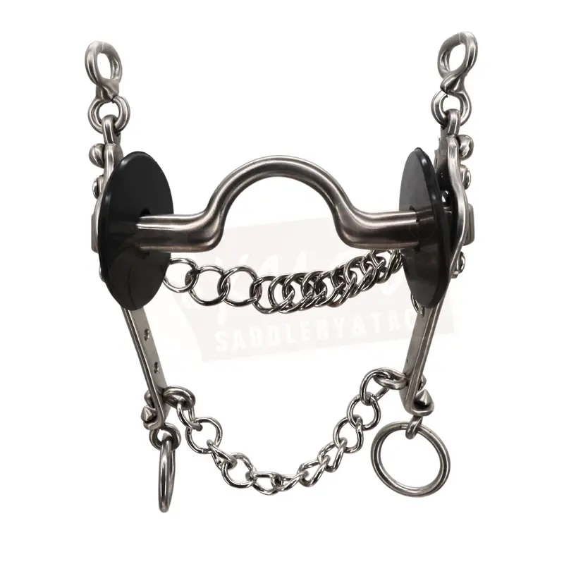 Fish Shank Bit With Interchangeable U-Shaped Mouthpiece For Custom Fit 1