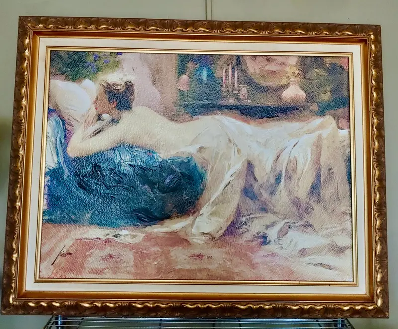 Framed Limited-Edition Giclée By Pino: "Mystic Dreams" 1