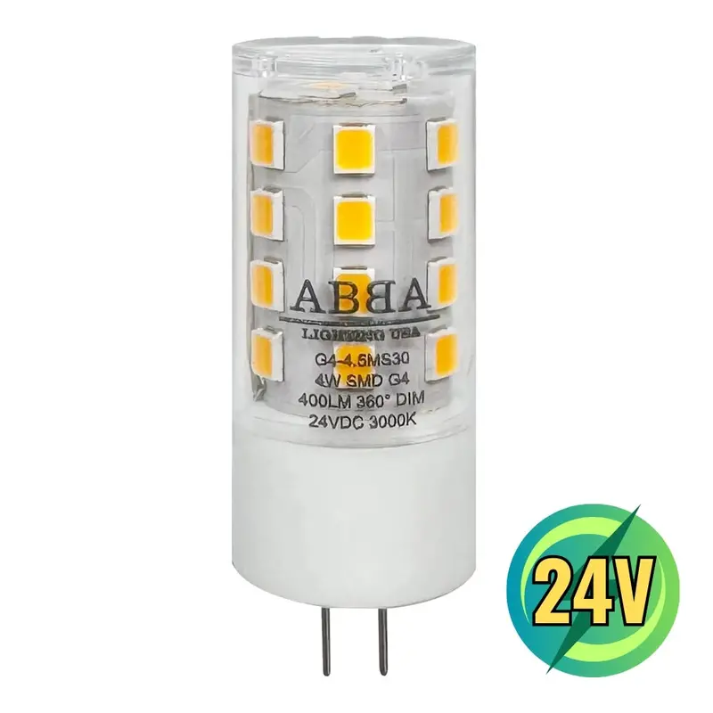 G4 4W Dc24V Dimmable Smd Led Capsule Bulb – Ip65 Waterproof, Bi-Pin Low-Voltage Replacement Lamp 1