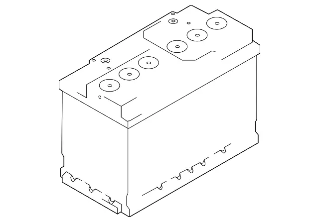 Genuine Agm Starter Battery Replacement For Vw T5/T6/T6.1 & Secondary Power For California 1