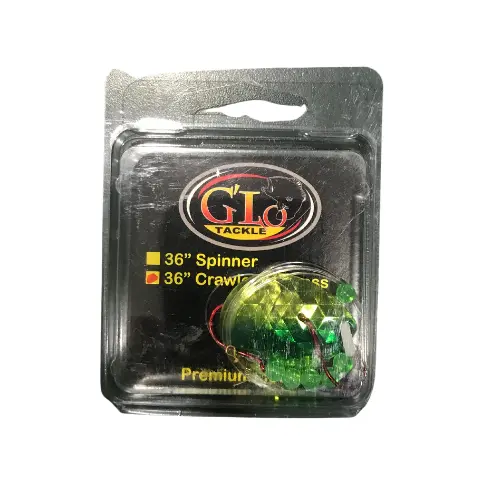 Glo Tackle 36-Inch Glow-In-The-Dark Crawler Harness – Night Fishing Ready