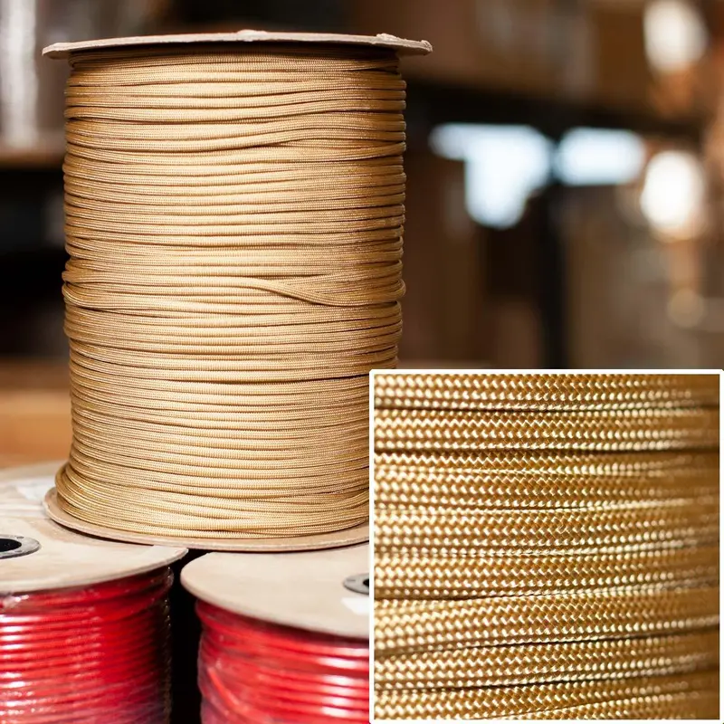 Gold 550 Paracord – 1000-Foot Spool 1