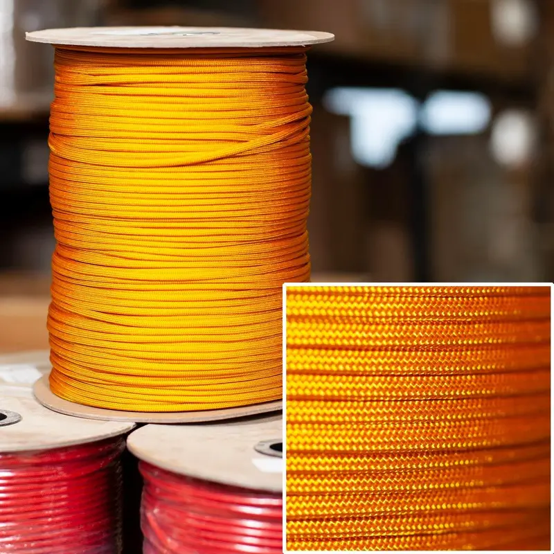 Goldenrod 550 Paracord – 1000-Foot Spool 1