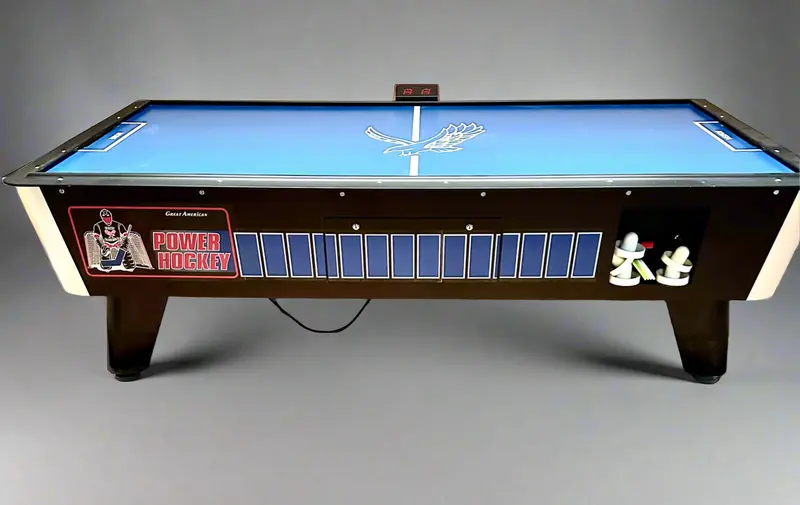 Great American 7-Foot Electric Air Hockey Table With Digital Scoring 1