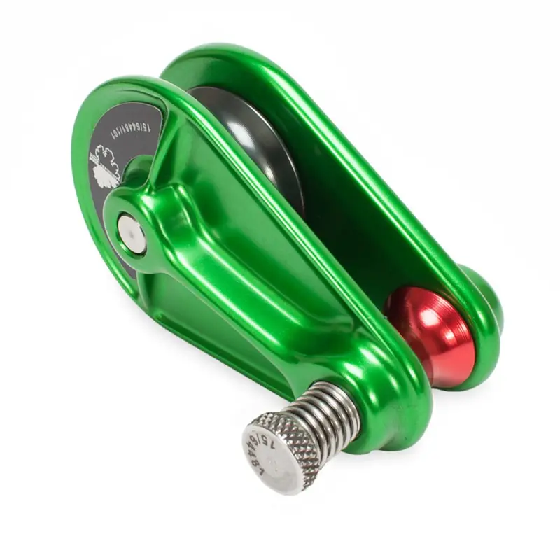 Green-Anodized Pulley Block For 1/2" Rope – Lightweight Rigging Option 1