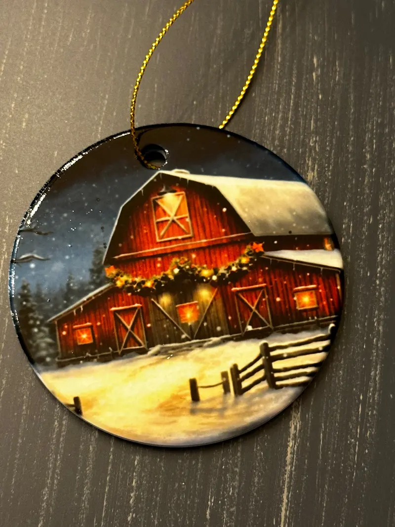 Handcrafted Ceramic Holiday Ornaments – Set Of Six 2