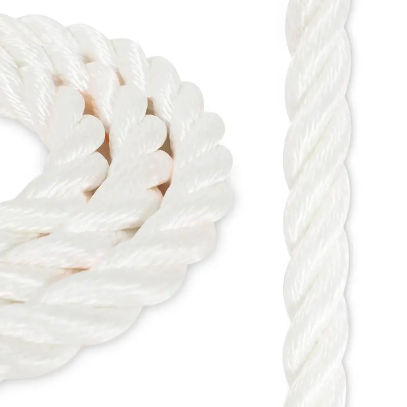 High-Visibility 1/2-Inch Safety Blue 3-Strand Rope 1