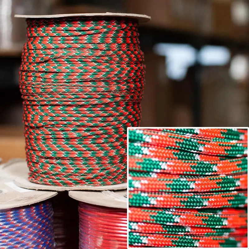 Holly Jolly 550 Paracord – 1000-Foot Spool 1