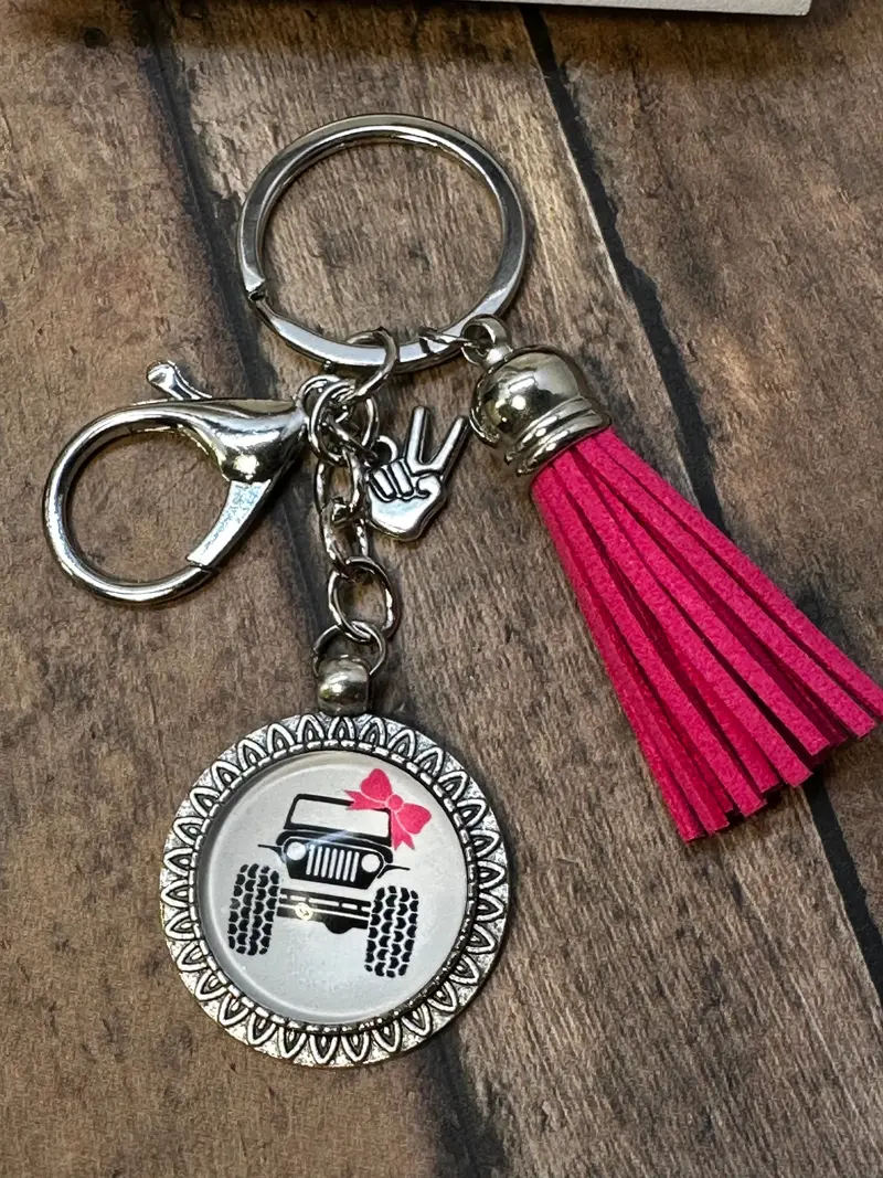 Jeep Lifestyle Keychain – Durable Metal, Style K000-54 8