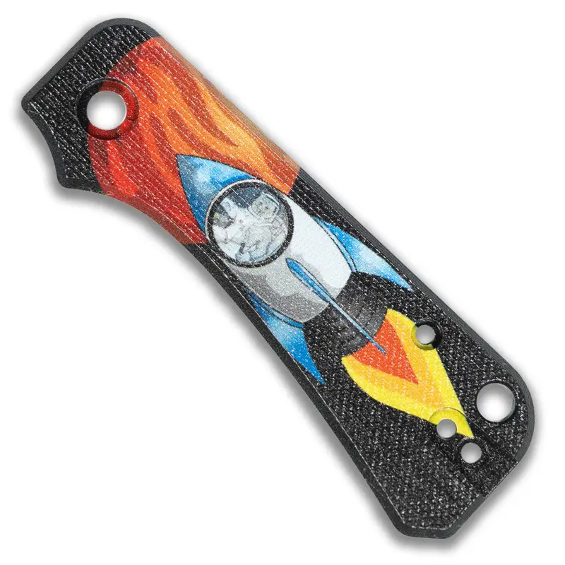 Jupiter-Themed Space Kitty Baby Banter Knife Scales 1