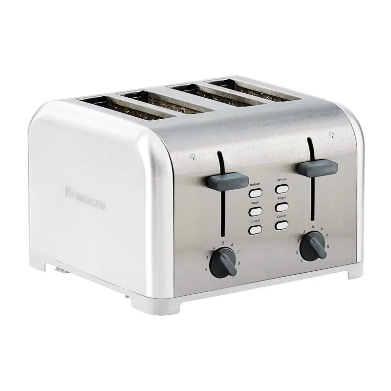 Kenmore 4-Slice Toaster – Stainless Steel With Dual Independent Controls, Extra-Wide Slots, Bagel Mode, And 9 Browning Levels 1